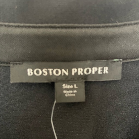 Brand new Boston Proper dress size L black - Picture 9 of 13